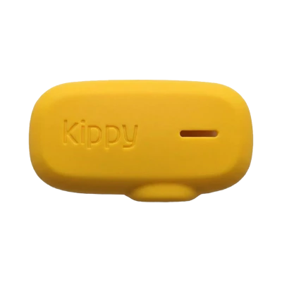 Coque silicone Kippy Dog jaune